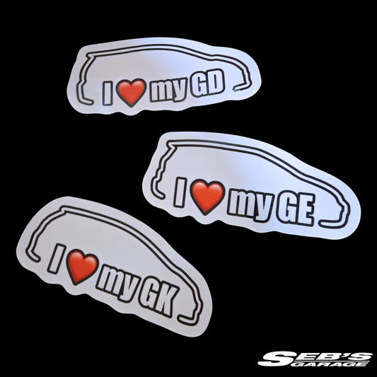 I Heart My Fit Stickers