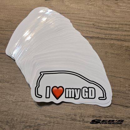 I Heart My Fit Stickers