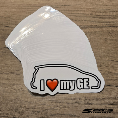 I Heart My Fit Stickers
